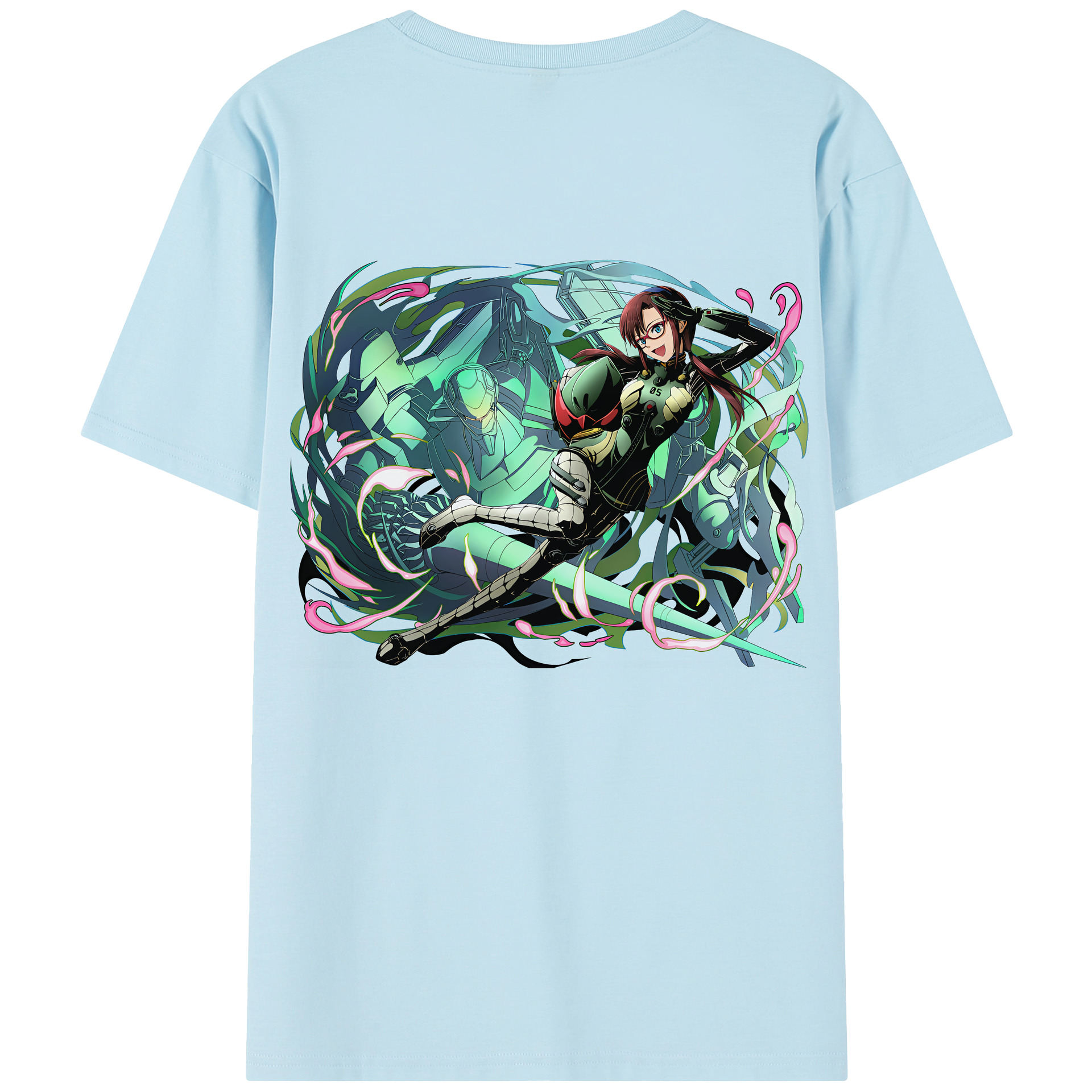 （画像用） EVA 新世紀エヴァンゲリオン 綿100％半袖Tシャツ（背面プリント）